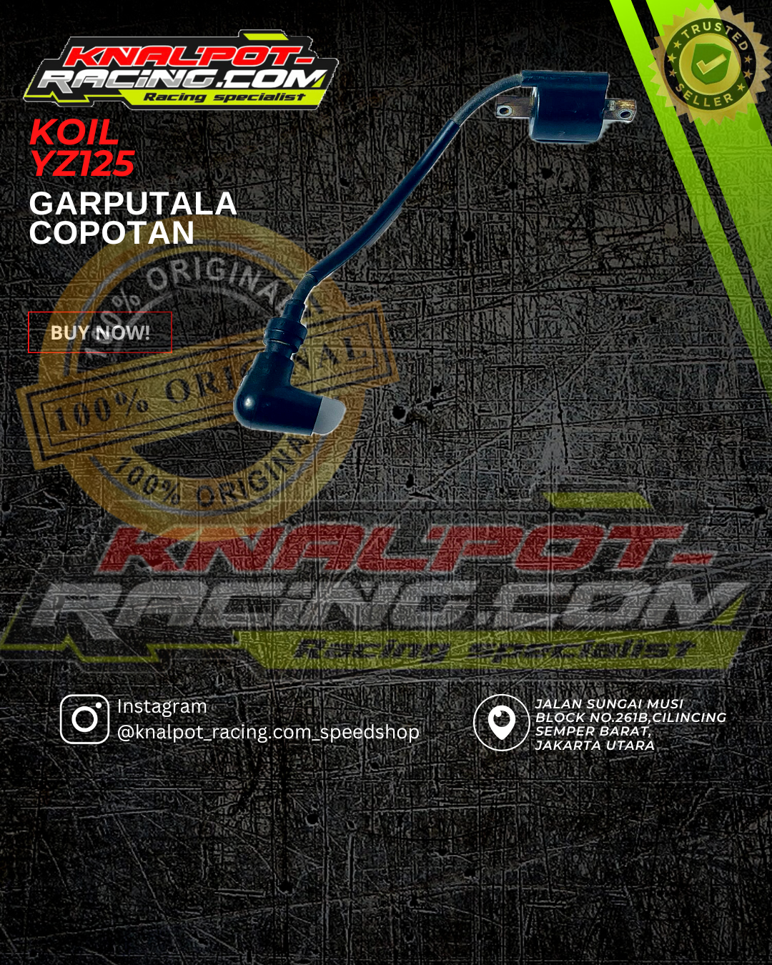 KOIL YZ125 GARPUTALA COPOTAN